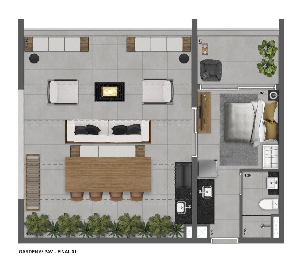 Apartamento, 1 quarto, 30 m² - Foto 17