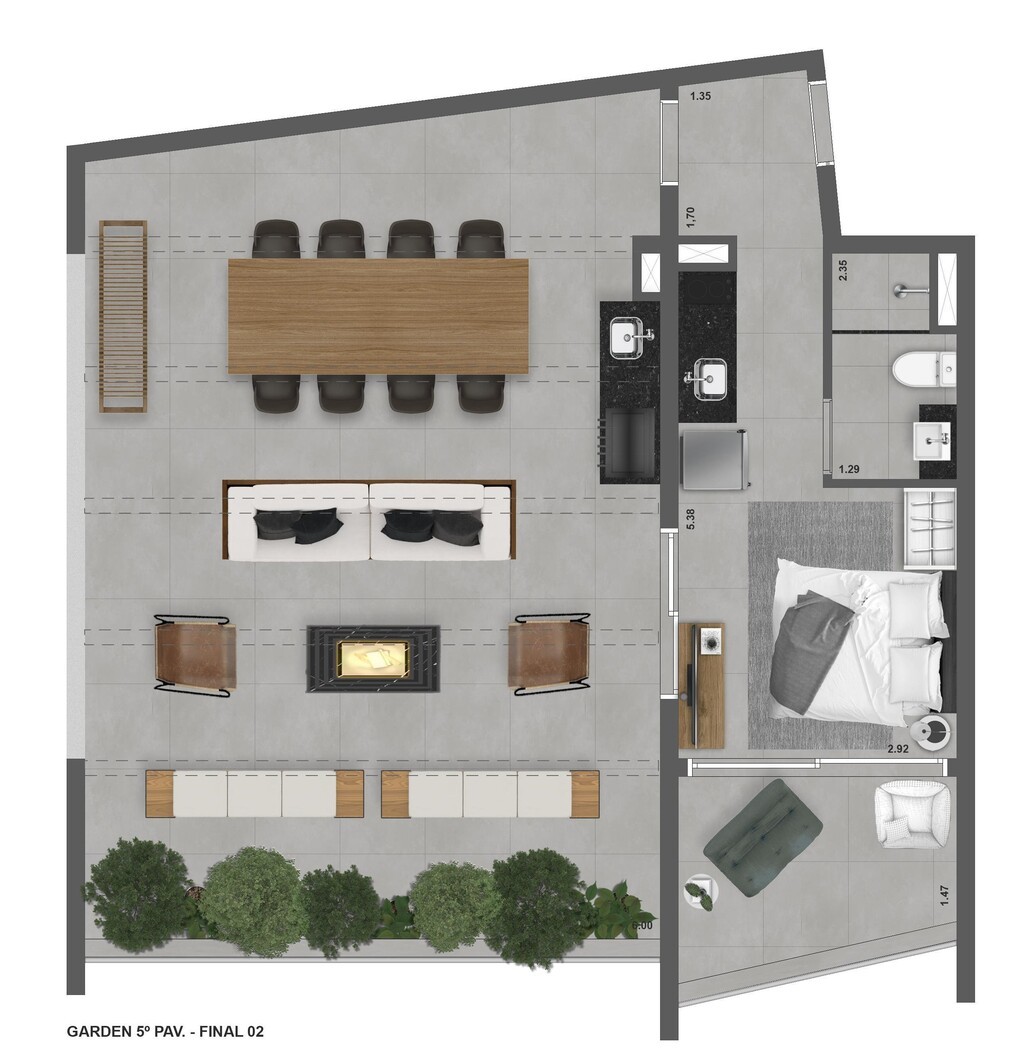 Apartamento, 1 quarto, 30 m² - Foto 18