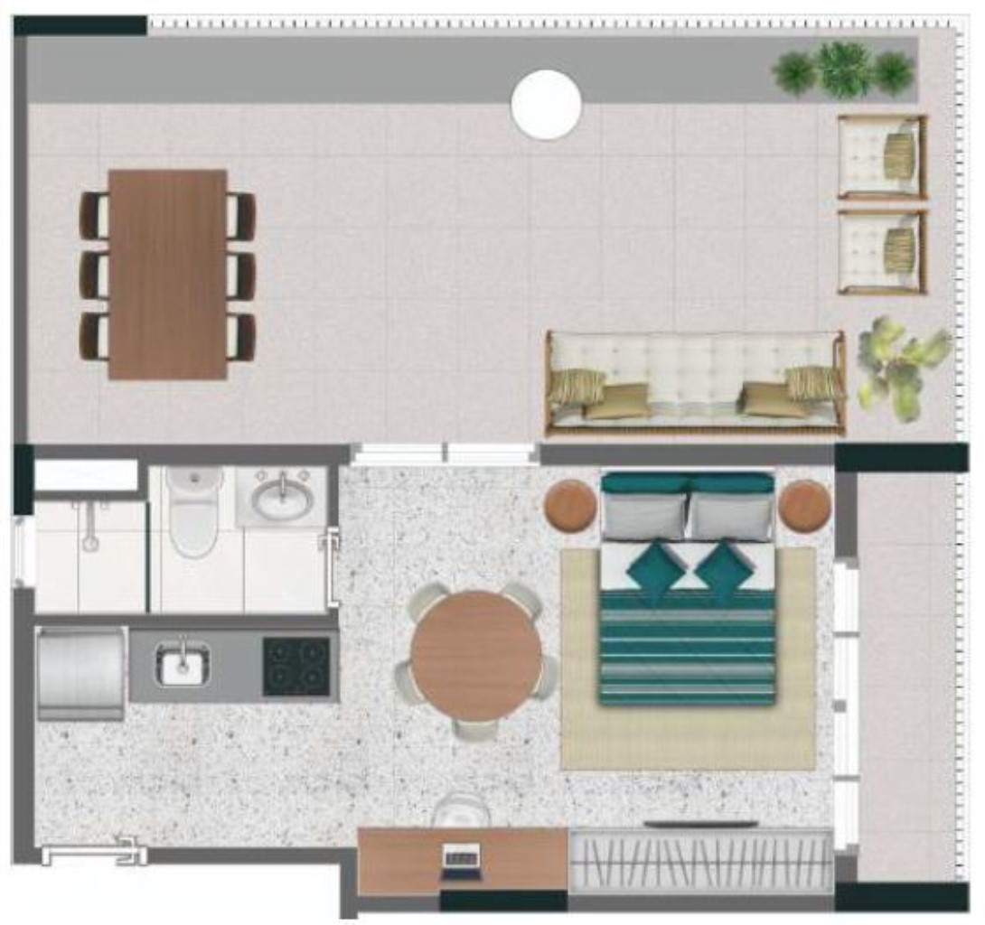 Apartamento, 2 quartos, 46 m² - Foto 21