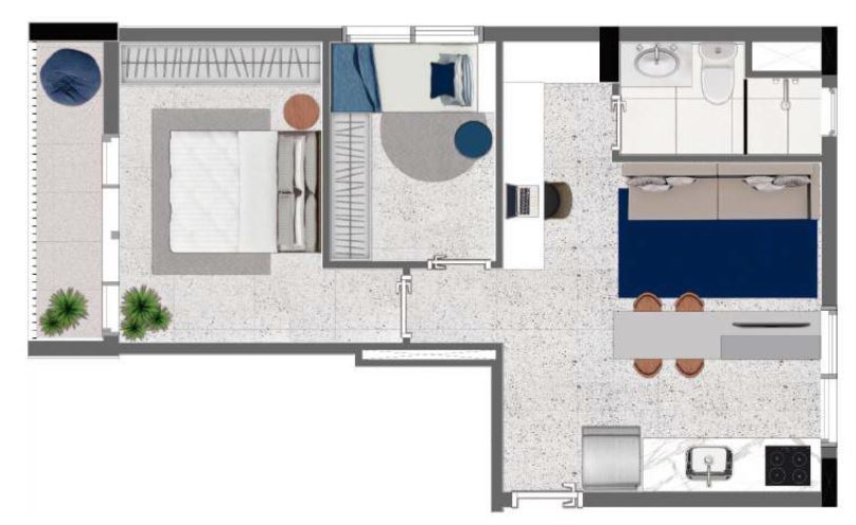 Apartamento, 1 quarto, 58 m² - Foto 18