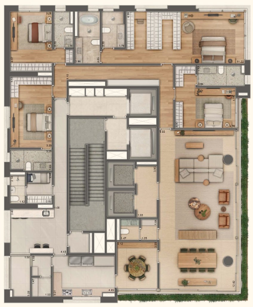 Apartamento, 4 quartos, 361 m² - Foto 10