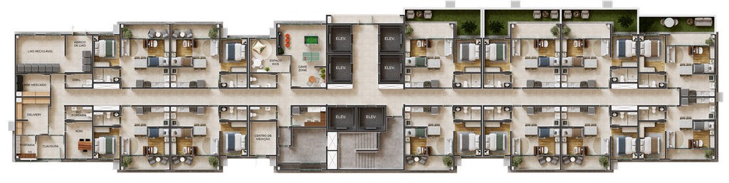 Apartamento, 2 quartos, 40 m² - Foto 28