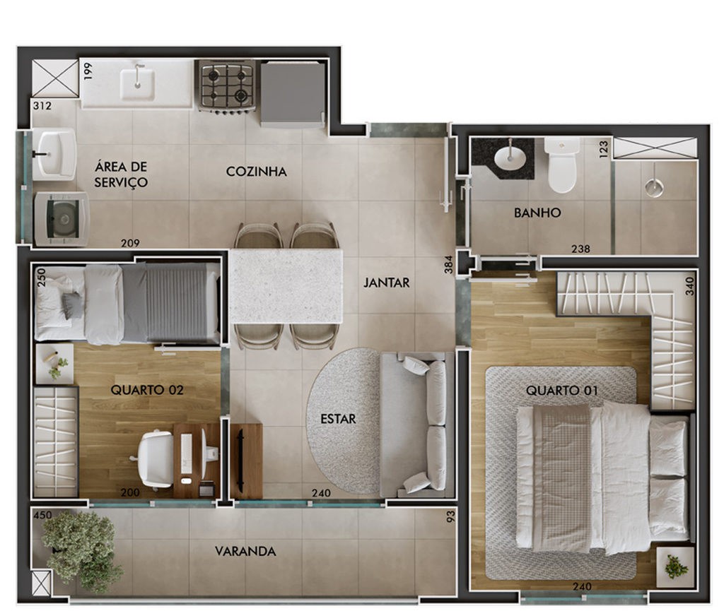 Apartamento, 2 quartos, 40 m² - Foto 29