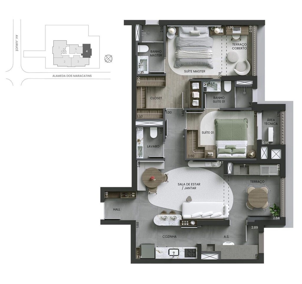 Apartamento, 3 quartos, 153 m² - Foto 33