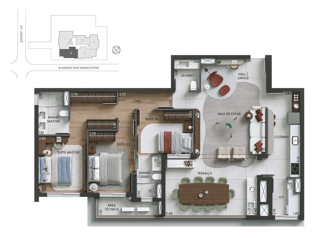 Apartamento, 3 quartos, 153 m² - Foto 37