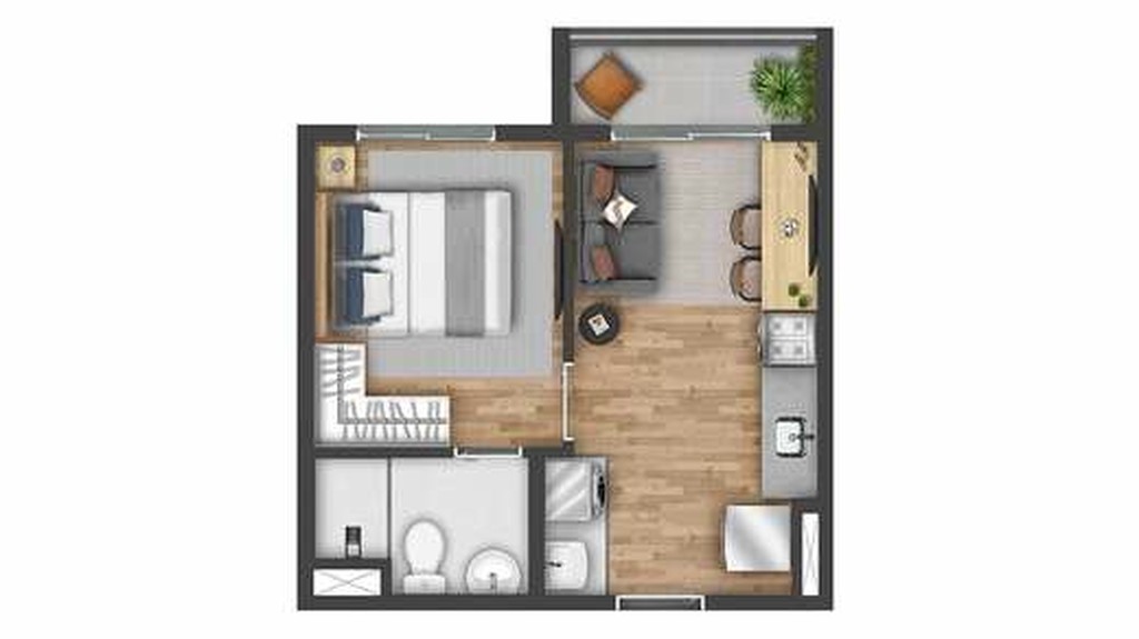 Apartamento, 2 quartos, 38 m² - Foto 16