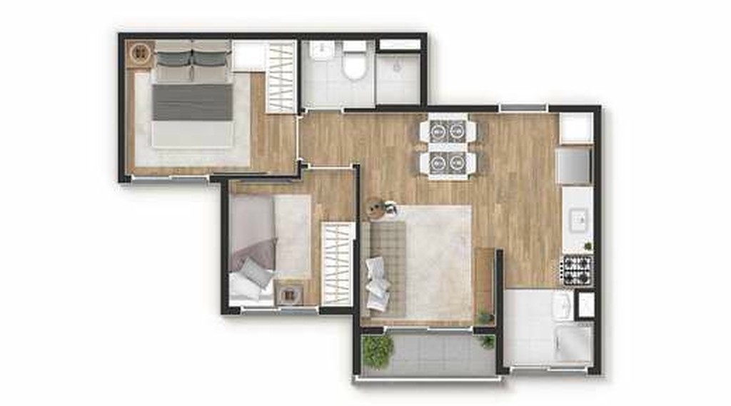 Apartamento, 2 quartos, 38 m² - Foto 19