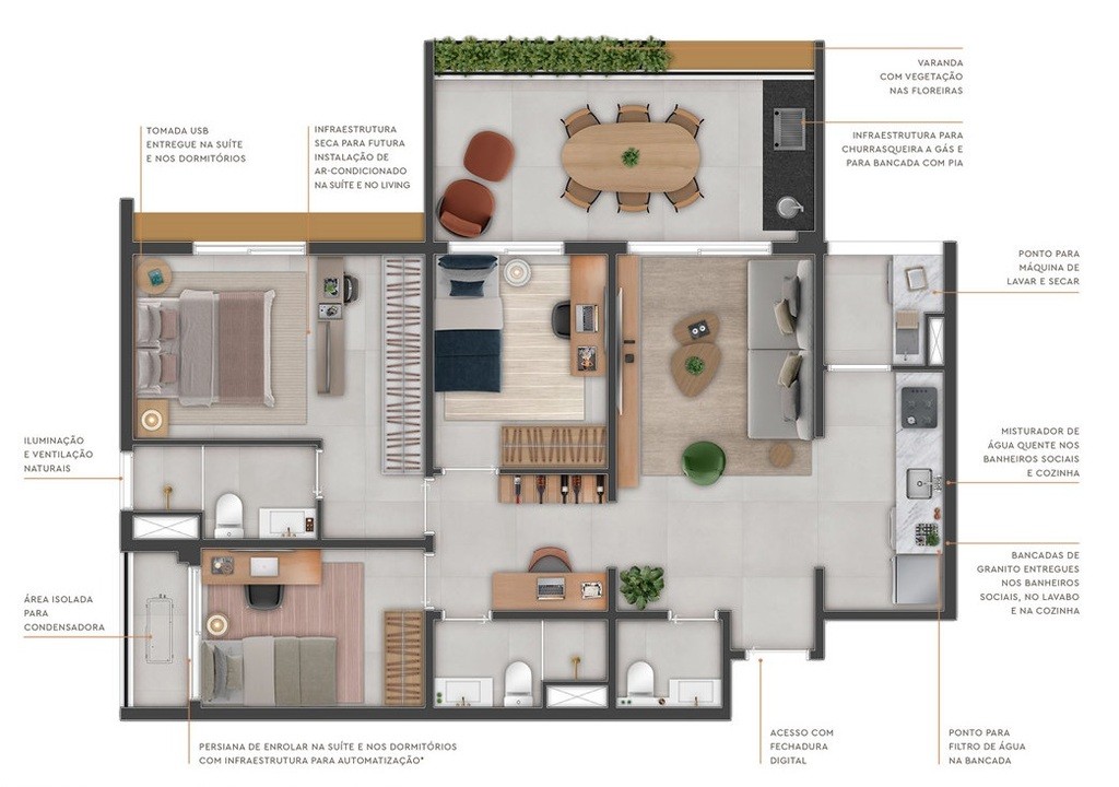 Apartamento, 3 quartos, 87 m² - Foto 24