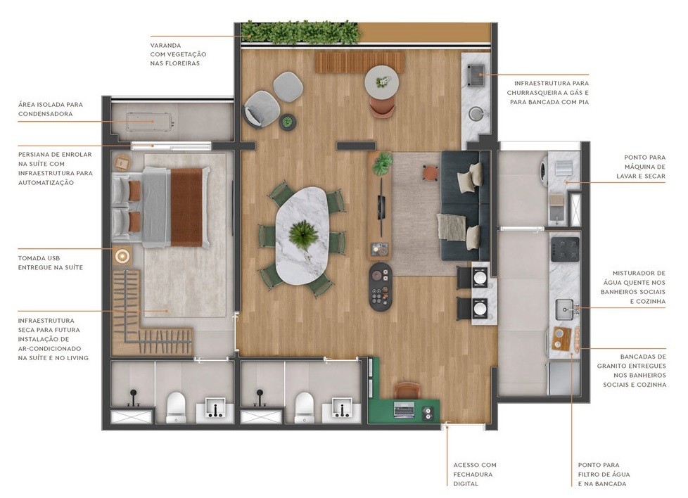 Apartamento, 3 quartos, 173 m² - Foto 50