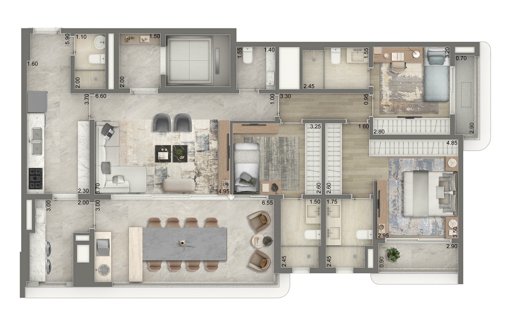 Apartamento, 3 quartos, 139 m² - Foto 23