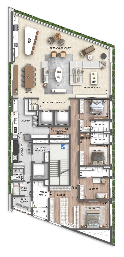 Apartamento, 4 quartos, 400 m² - Foto 34