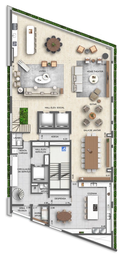 Apartamento, 4 quartos, 400 m² - Foto 36