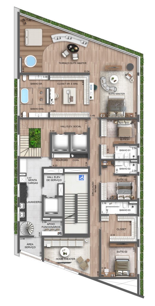 Apartamento, 4 quartos, 400 m² - Foto 38