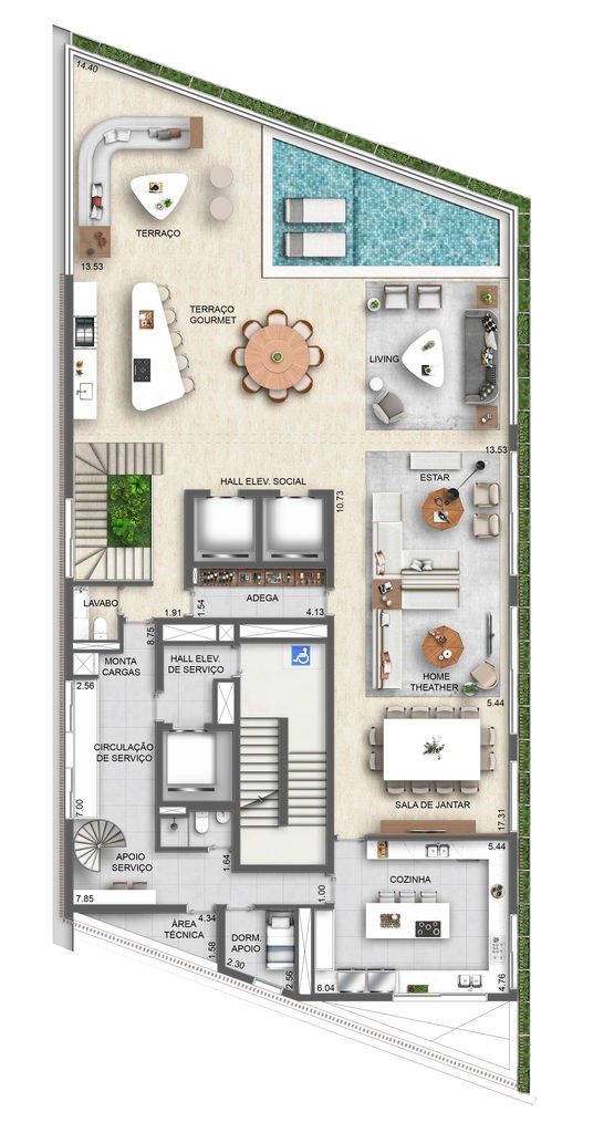 Apartamento, 4 quartos, 400 m² - Foto 39