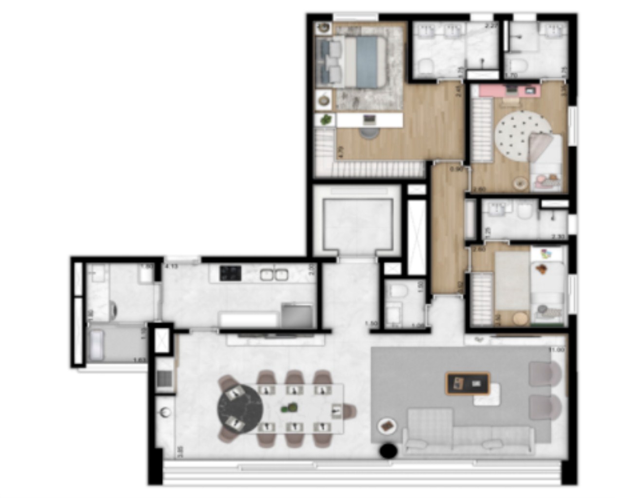 Apartamento, 3 quartos, 130 m² - Foto 13