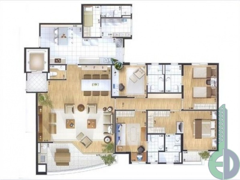 Apartamento, 4 quartos, 178 m² - Foto 10