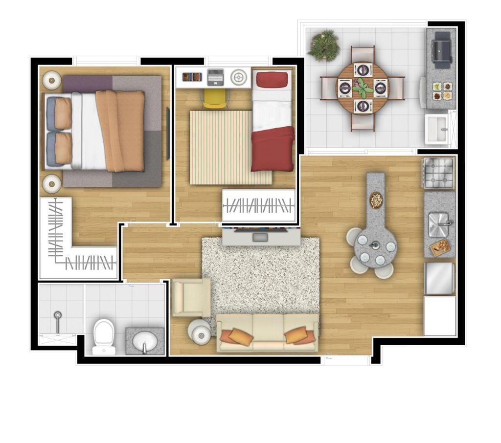 Apartamento, 2 quartos, 55 m² - Foto 37