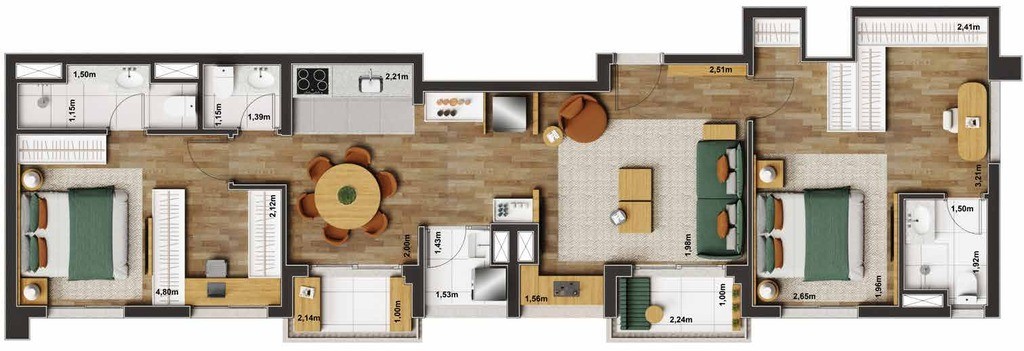Apartamento, 2 quartos, 36 m² - Foto 22