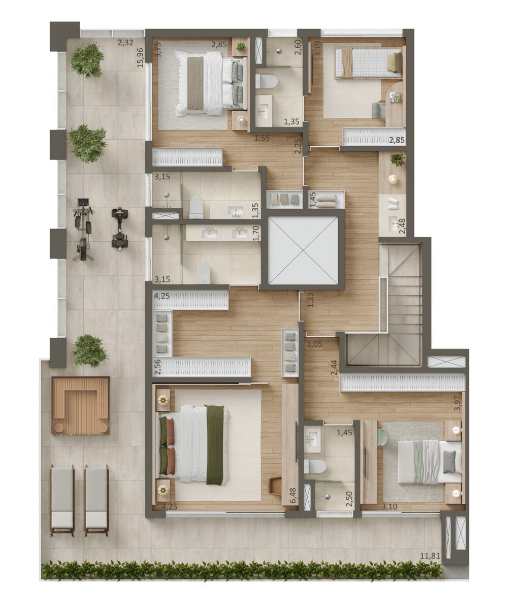 Apartamento, 3 quartos, 180 m² - Foto 30