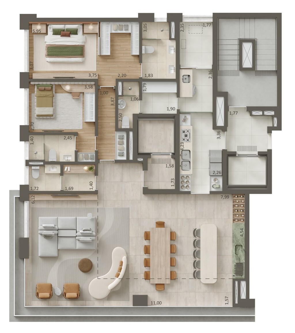 Apartamento, 4 quartos, 361 m² - Foto 27