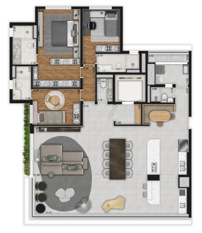 Apartamento, 3 quartos, 181 m² - Foto 25