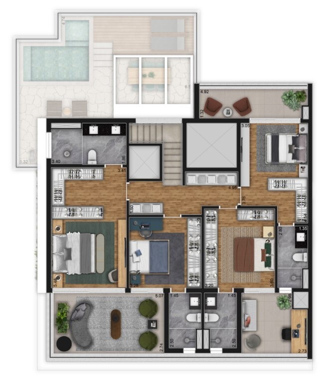 Apartamento, 3 quartos, 181 m² - Foto 27