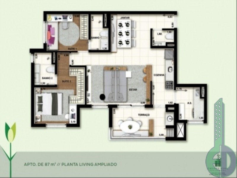 Apartamento, 3 quartos, 88 m² - Foto 15