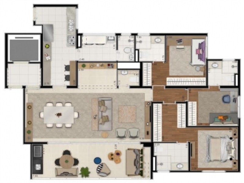 Apartamento, 3 quartos, 141 m² - Foto 6
