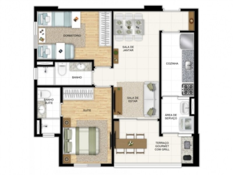 Apartamento, 2 quartos, 67 m² - Foto 23