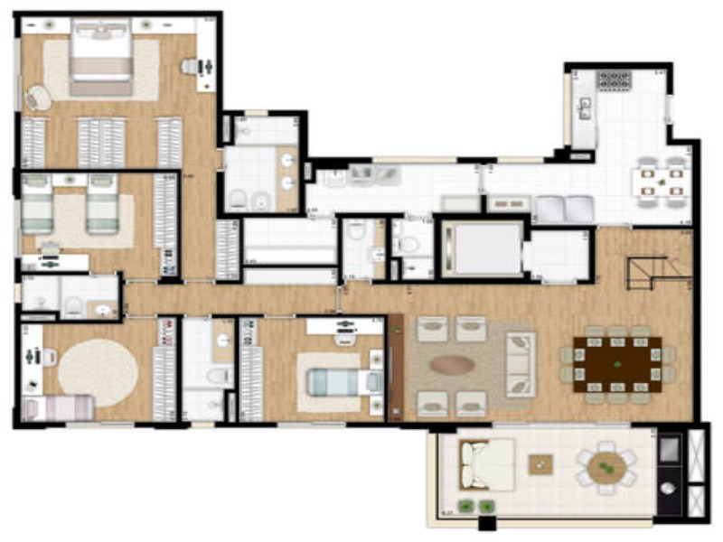 Apartamento, 4 quartos, 199 m² - Foto 8