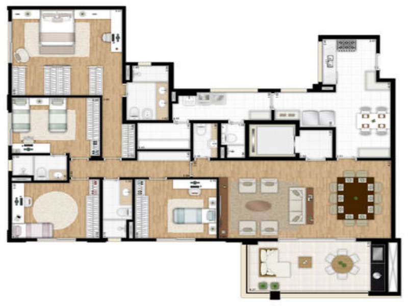 Apartamento, 4 quartos, 199 m² - Foto 36