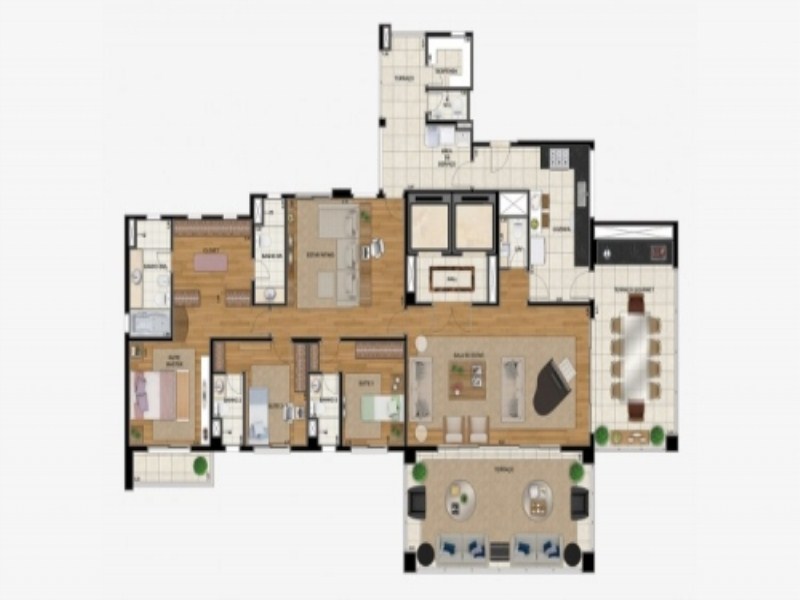 Apartamento, 4 quartos, 260 m² - Foto 3