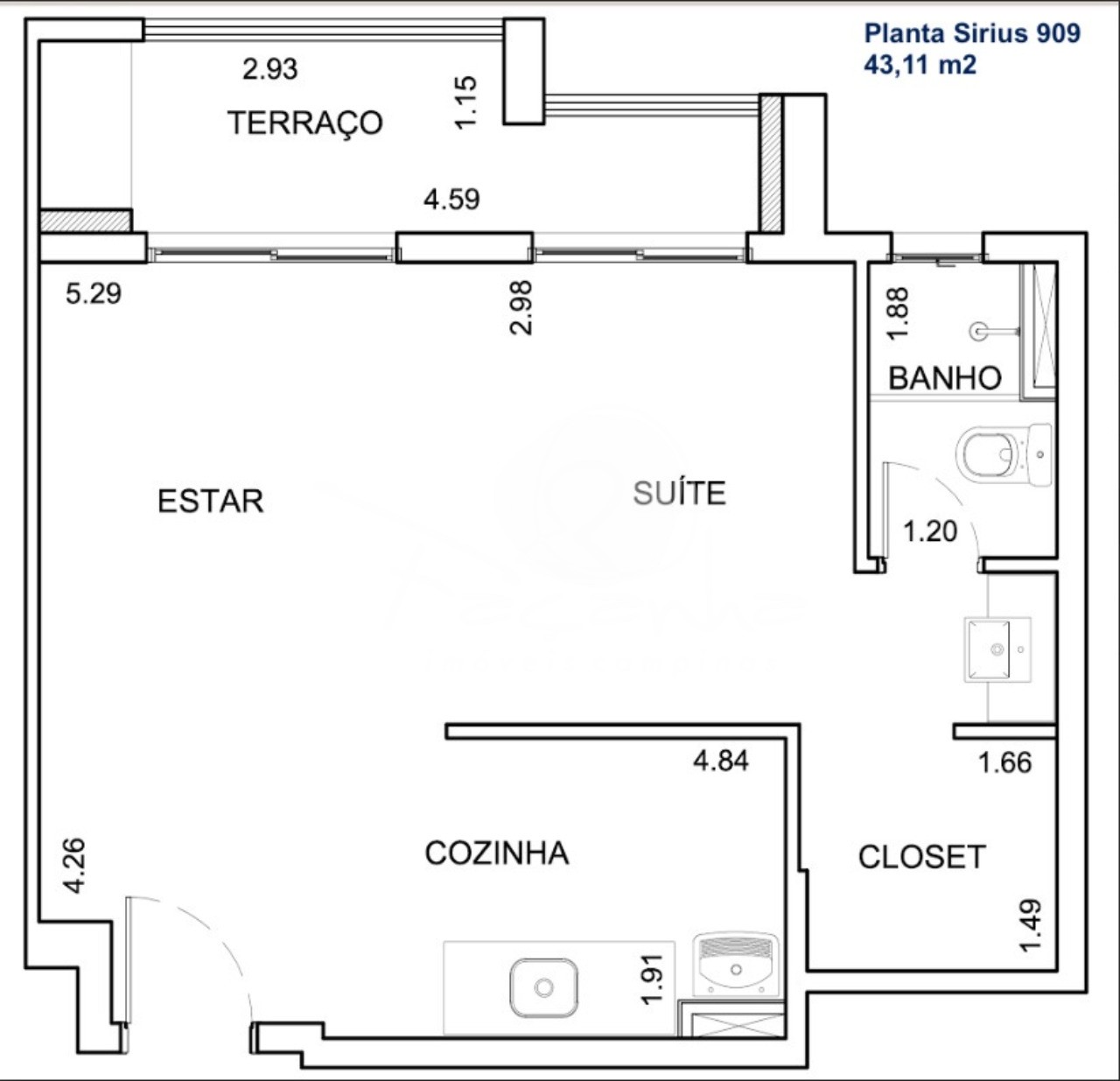 Apartamento, 1 quarto, 43 m² - Foto 12