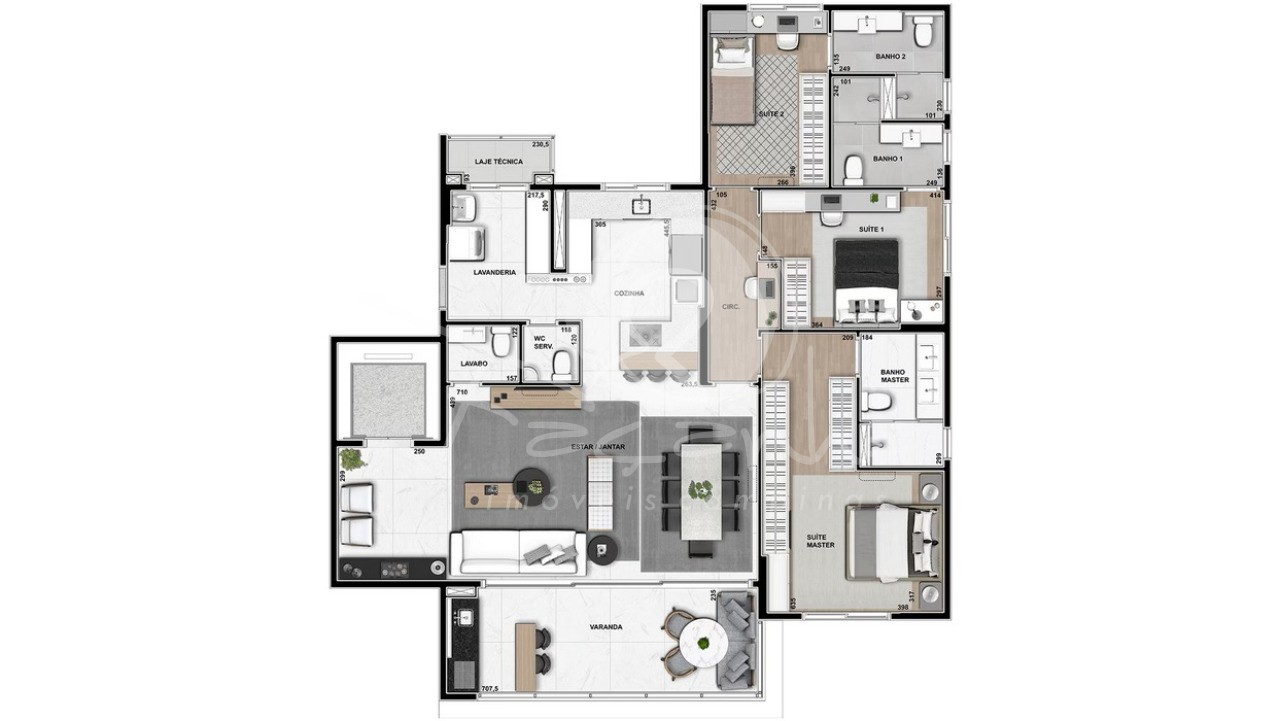 Apartamento, 3 quartos, 170 m² - Foto 10