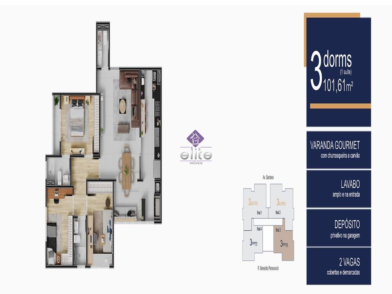 Apartamento, 3 quartos, 101 m² - Foto 19