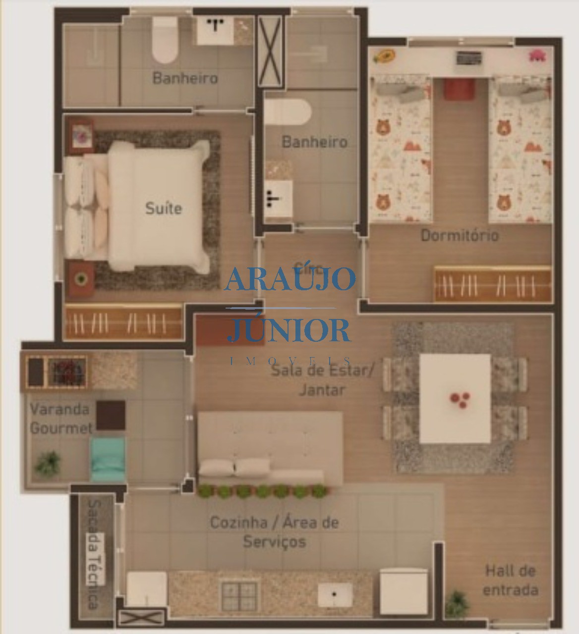Apartamento, 2 quartos, 53 m² - Foto 21