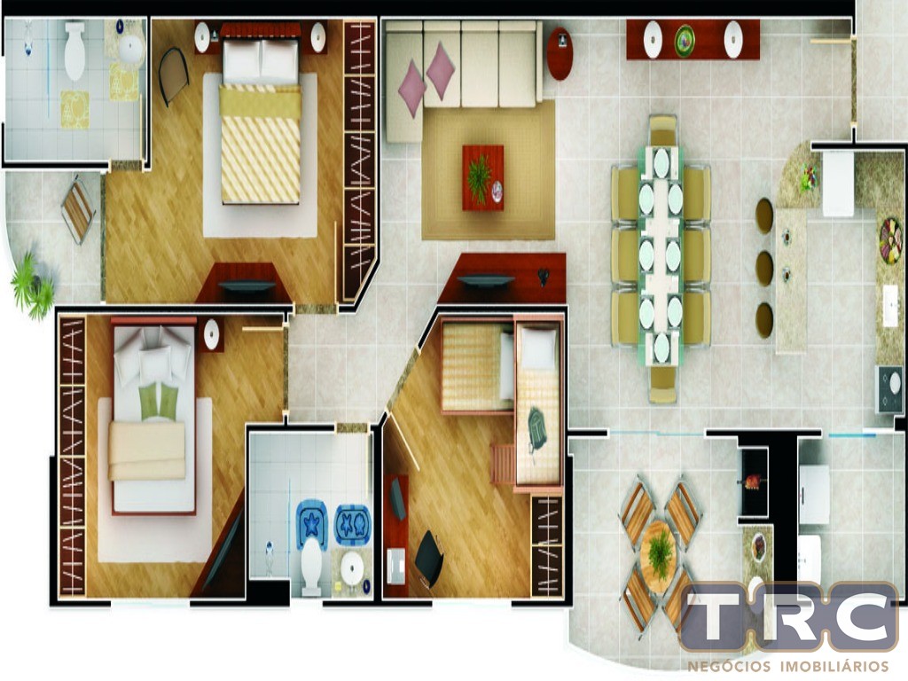 Apartamento, 3 quartos, 102 m² - Foto 9