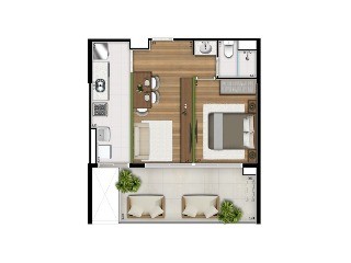 Apartamento, 1 quarto, 44 m² - Foto 17