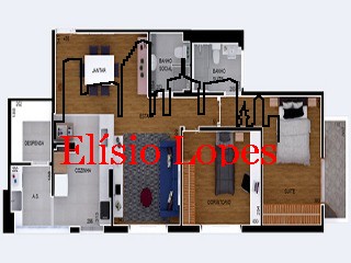 Apartamento, 2 quartos, 96 m² - Foto 6