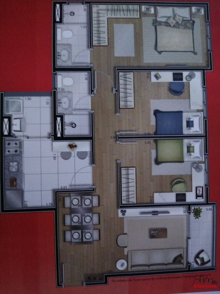 Apartamento, 3 quartos, 72 m² - Foto 29