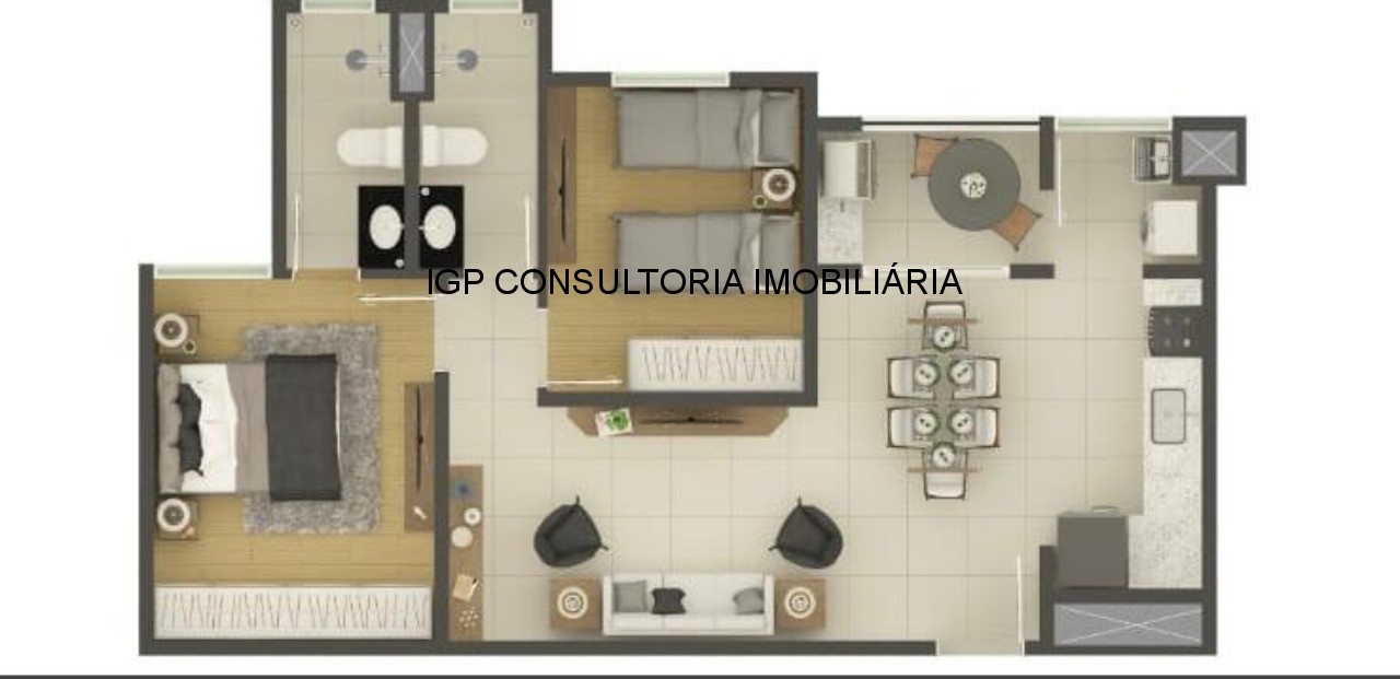 Apartamento, 2 quartos, 65 m² - Foto 1