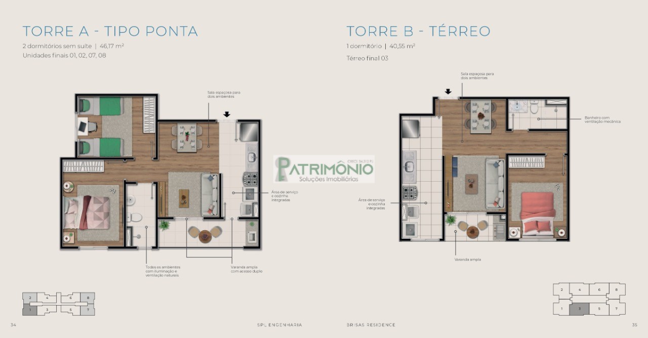 Apartamento, 2 quartos, 46 m² - Foto 17