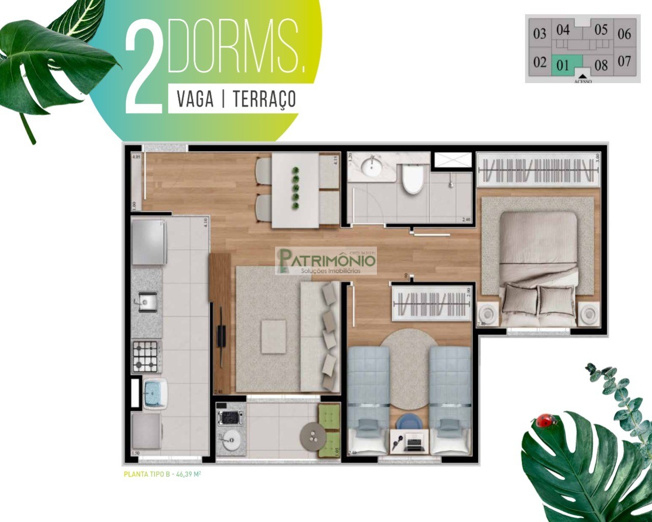 Apartamento, 2 quartos, 49 m² - Foto 27