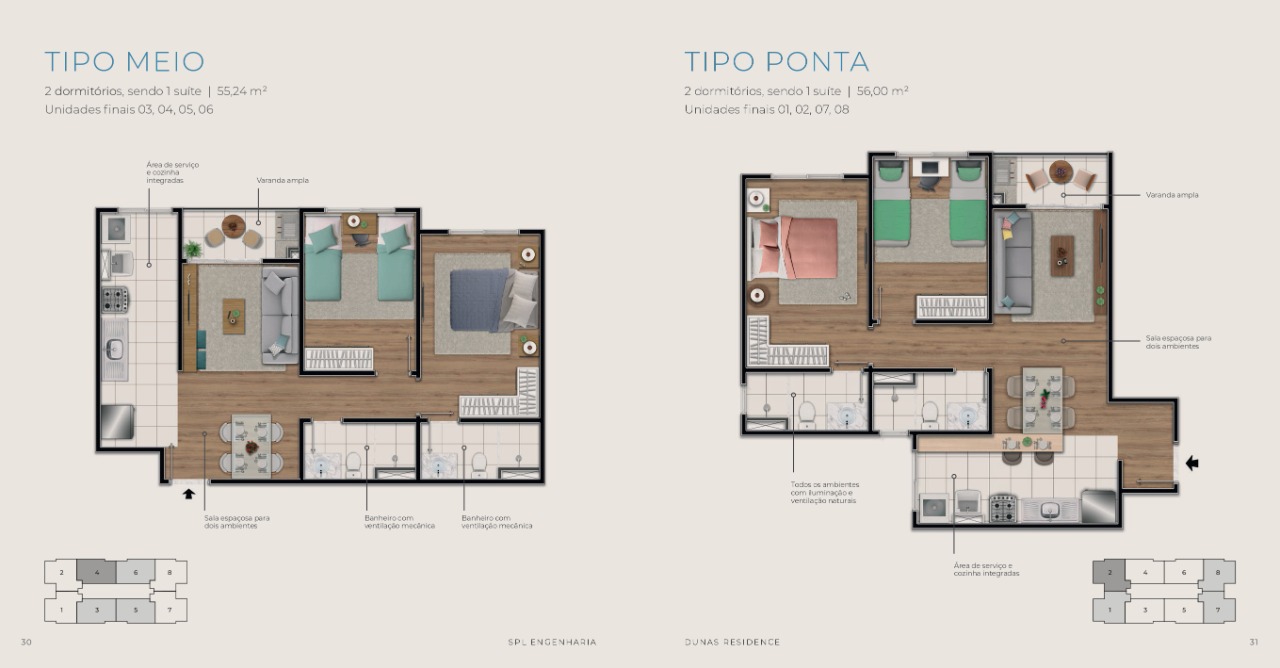 Apartamento, 2 quartos, 55 m² - Foto 14