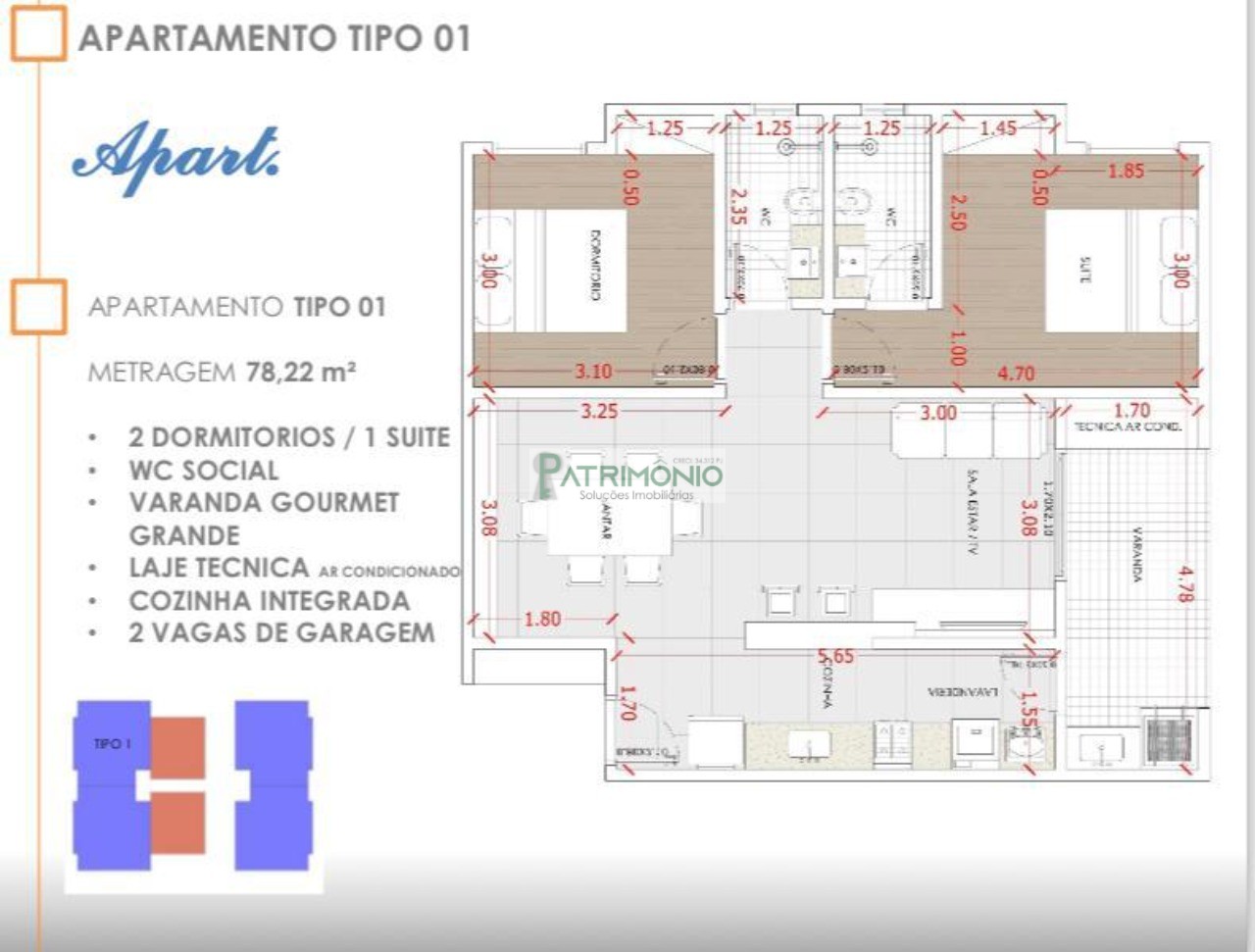 Apartamento, 2 quartos, 78 m² - Foto 13