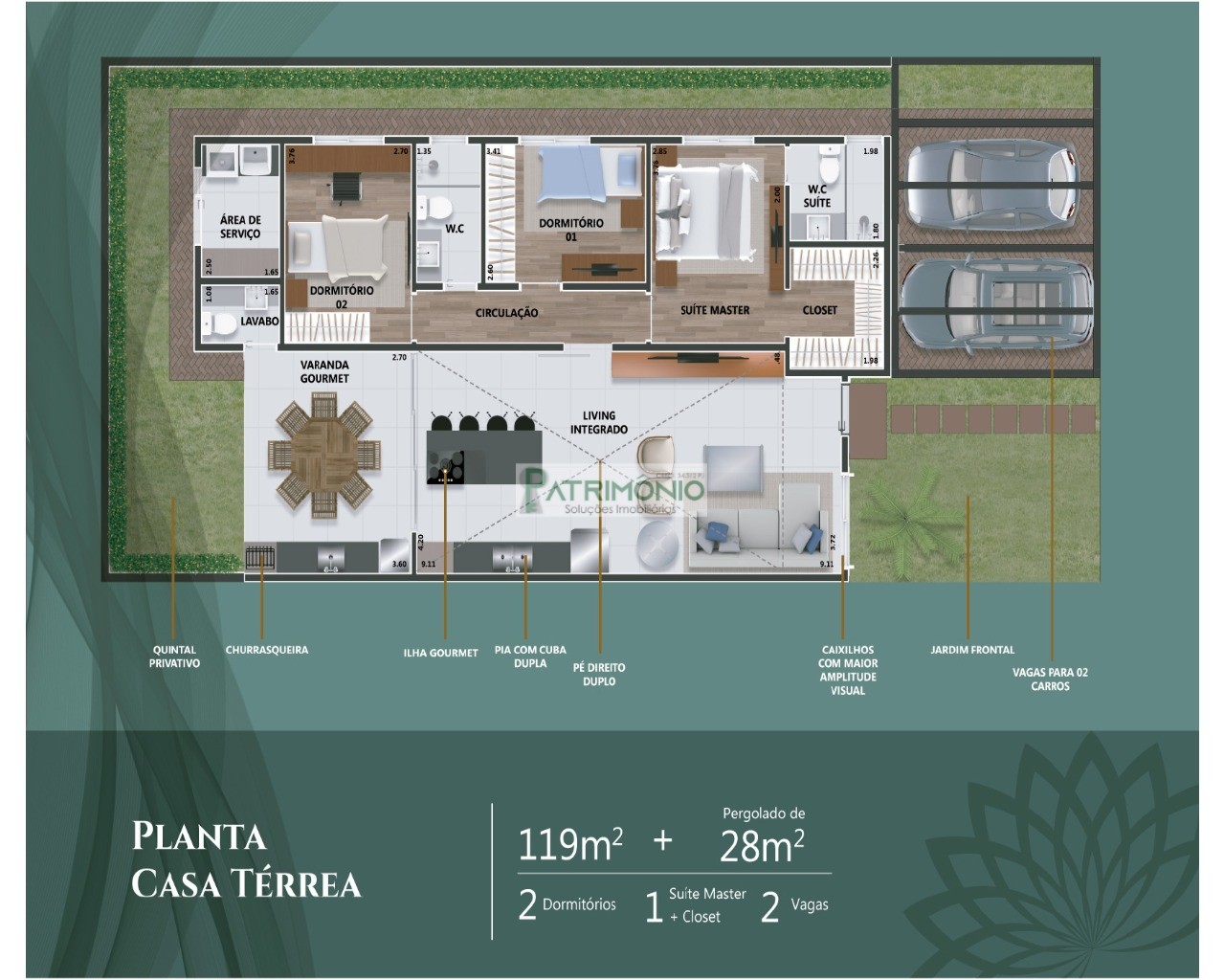 Casa, 3 quartos, 119 m² - Foto 38