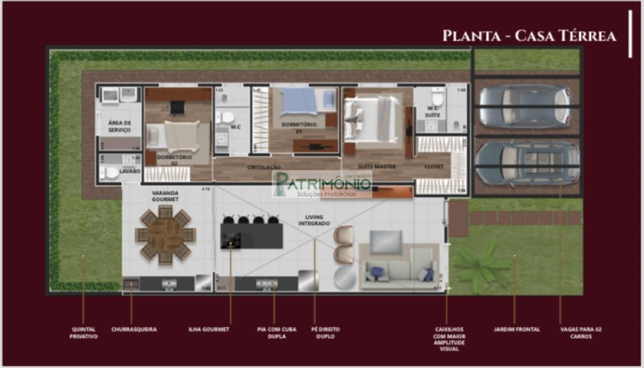 Casa, 3 quartos, 119 m² - Foto 23