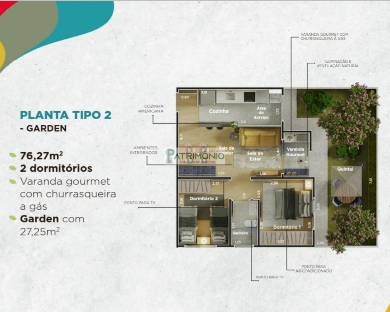 Apartamento, 2 quartos, 49 m² - Foto 3