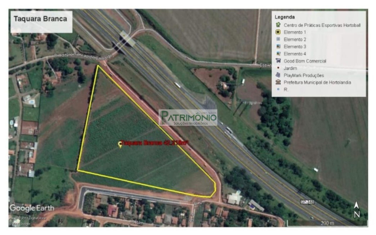 Area residencial em hortolândia - sp, chácara planalto
