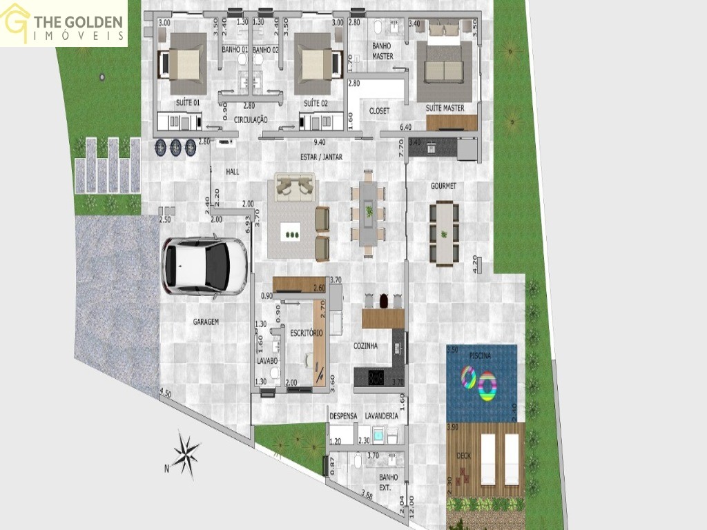 Casa de Condomínio, 3 quartos - Foto 5